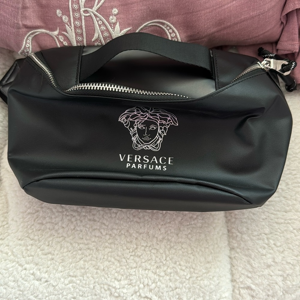 Versace black fanny pack-never used!